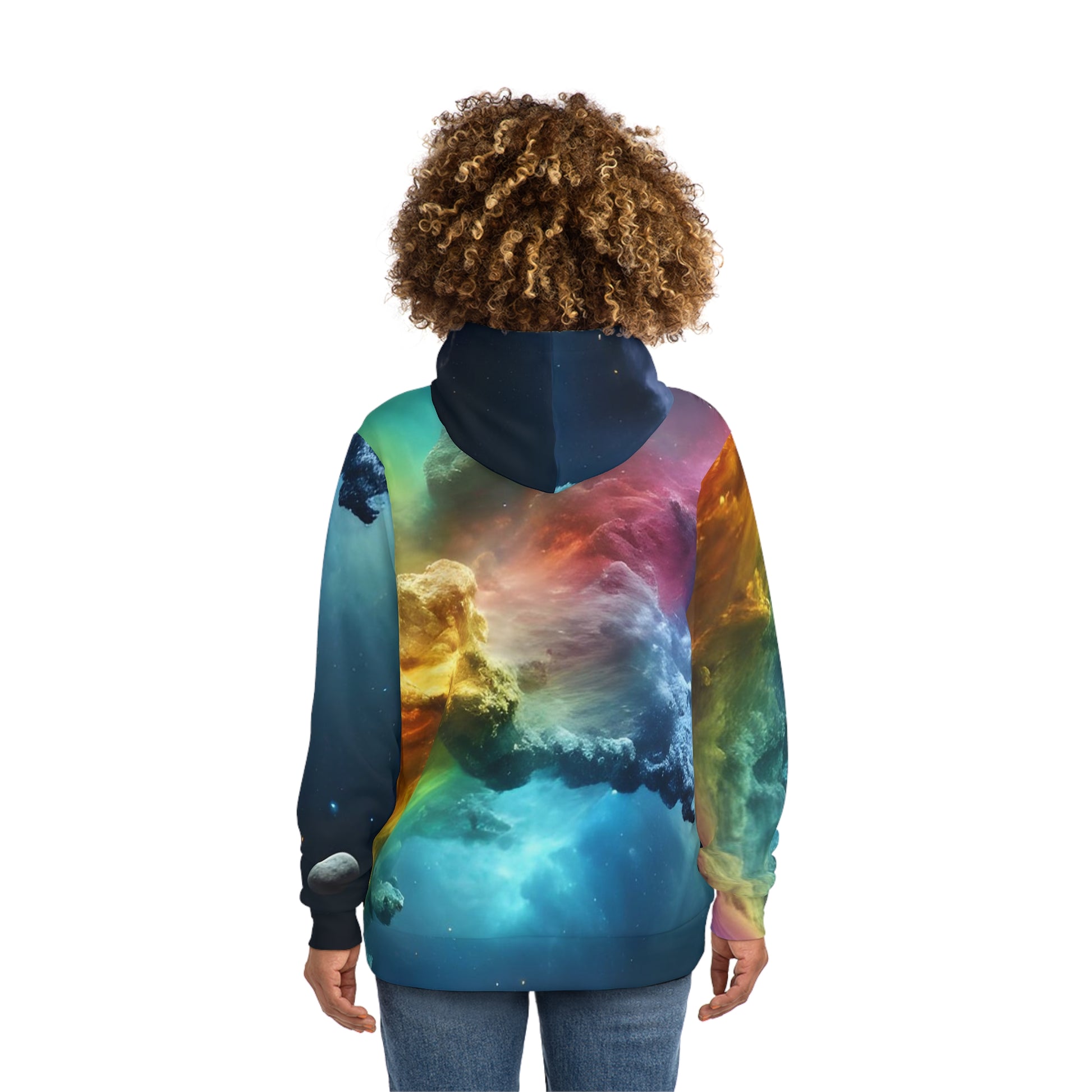 Rainbow Nebula Sweatshirt with Hood - GFAM STORE