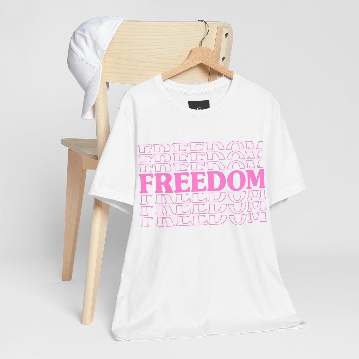 Freedom Stacked T-Shirt - GFAM STORE