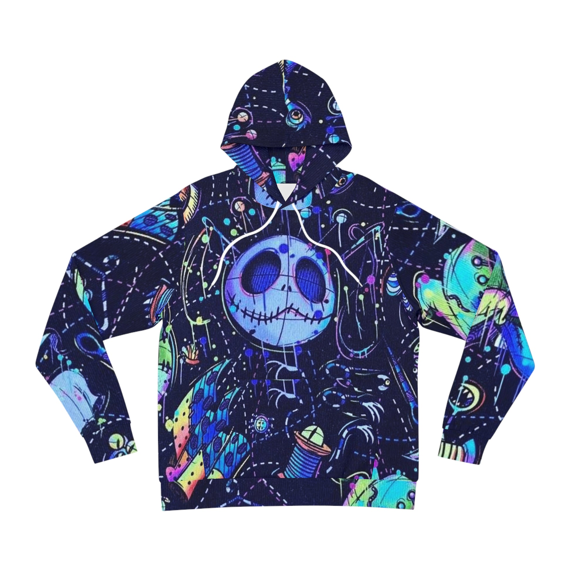 Whimsical Spooky Character and Stitch Sweatshirt with Hood - GFAM STORE