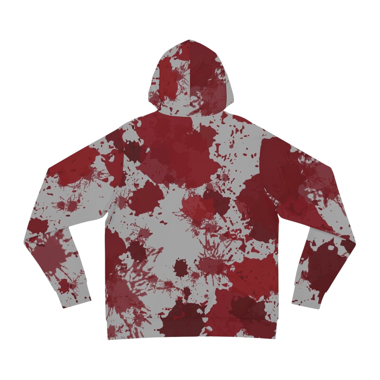 Crimson Chaos Blood Splatter Sweatshirt with Hood - GFAM STORE