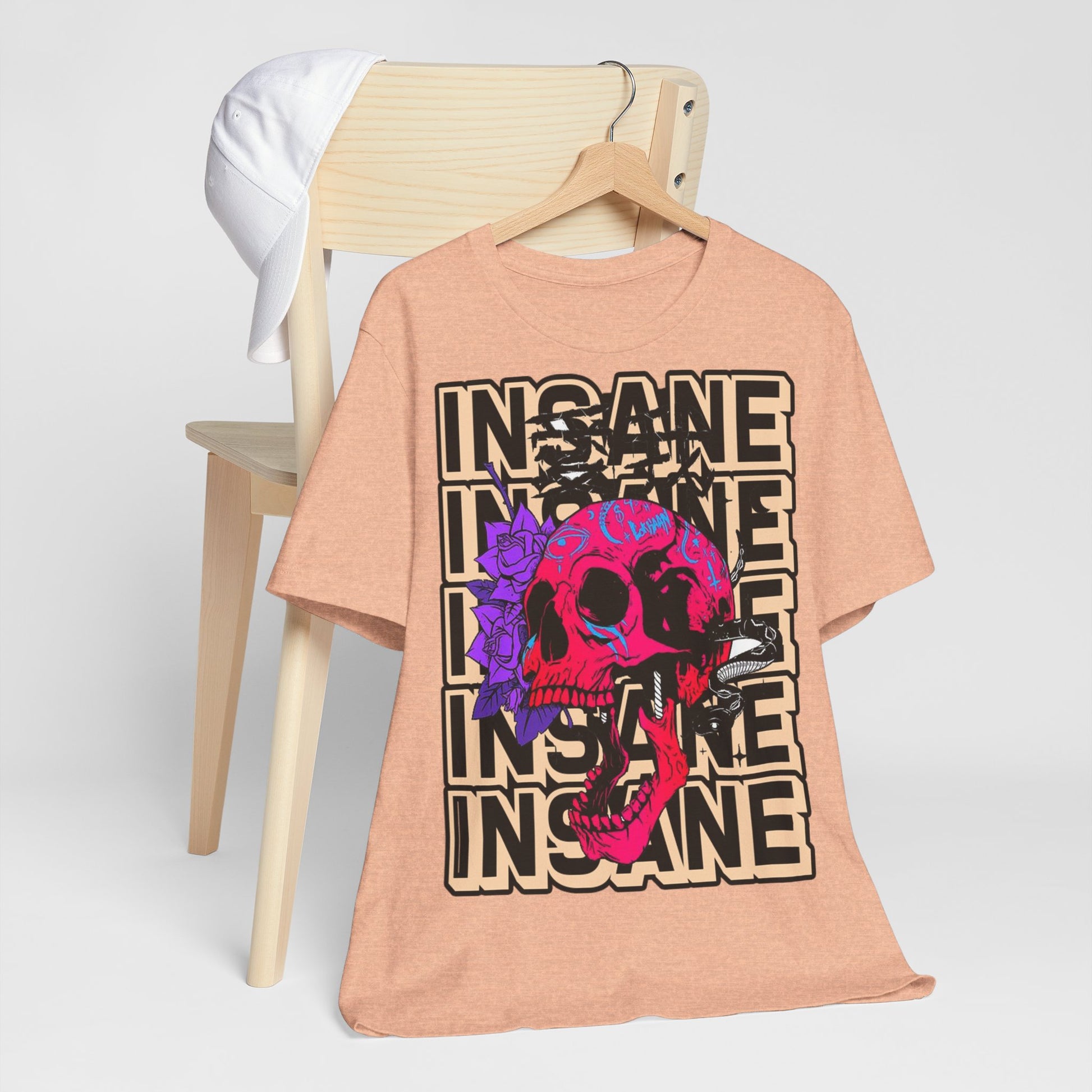 Insane Skull Graphic Tee - Unique Design - GFAM STORE