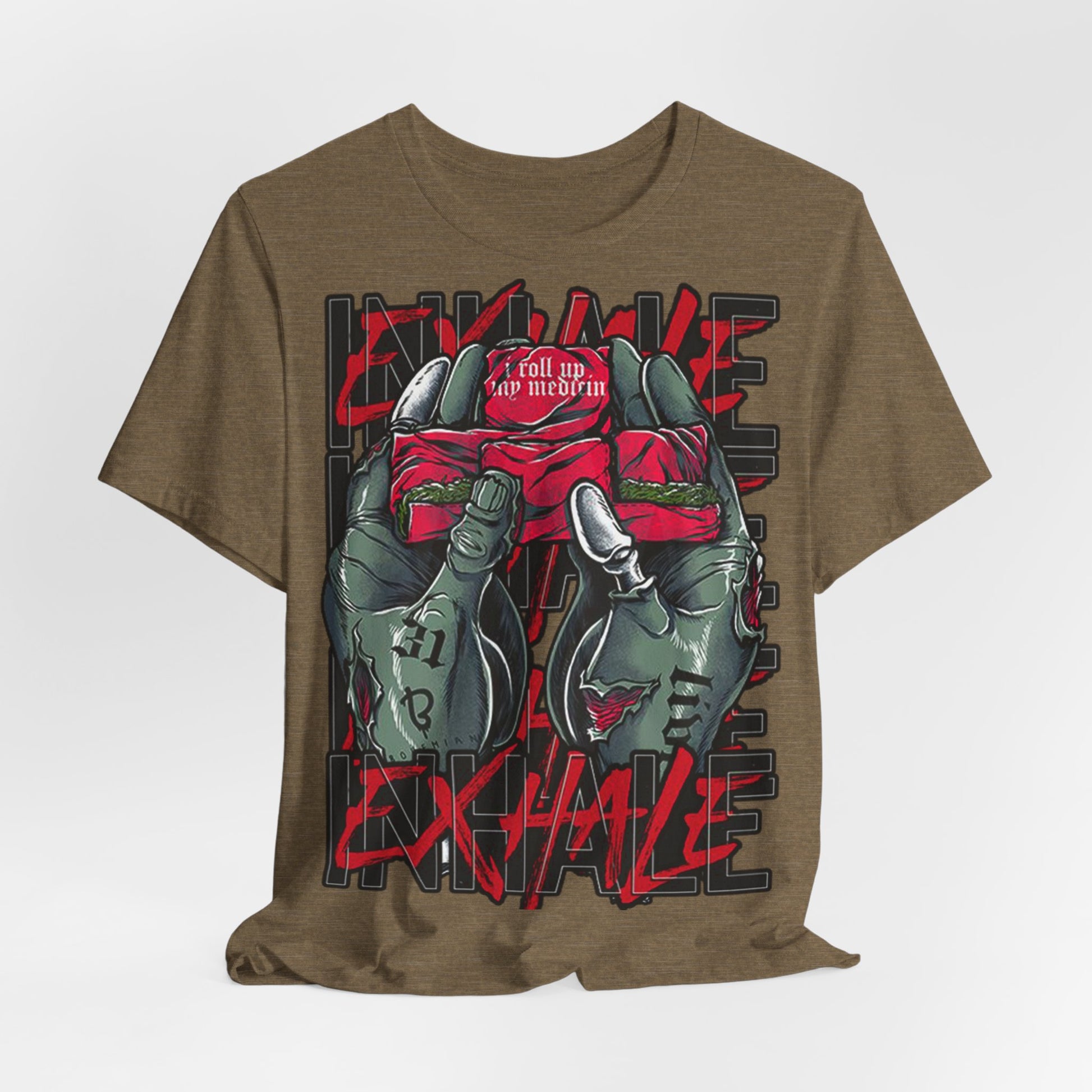 Inhale T-Shirt - Urban Graphic Art - GFAM STORE