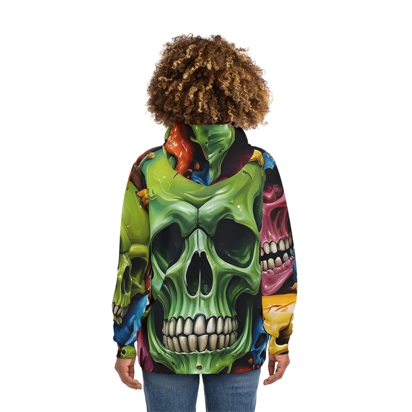 Artistic Skull Sweatshirt with Hood - GFAM STORE