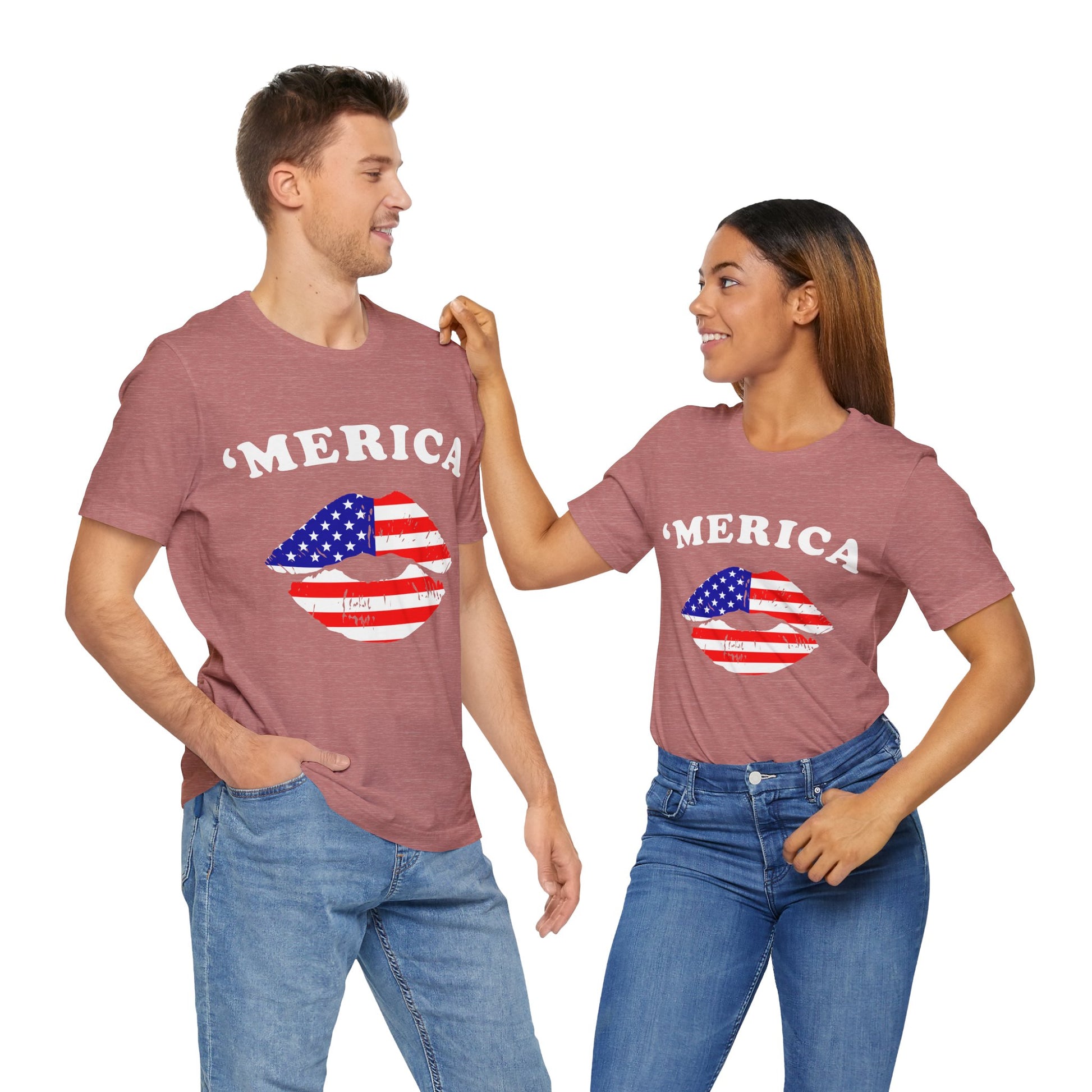 'Merica Tee - American Kiss - GFAM STORE