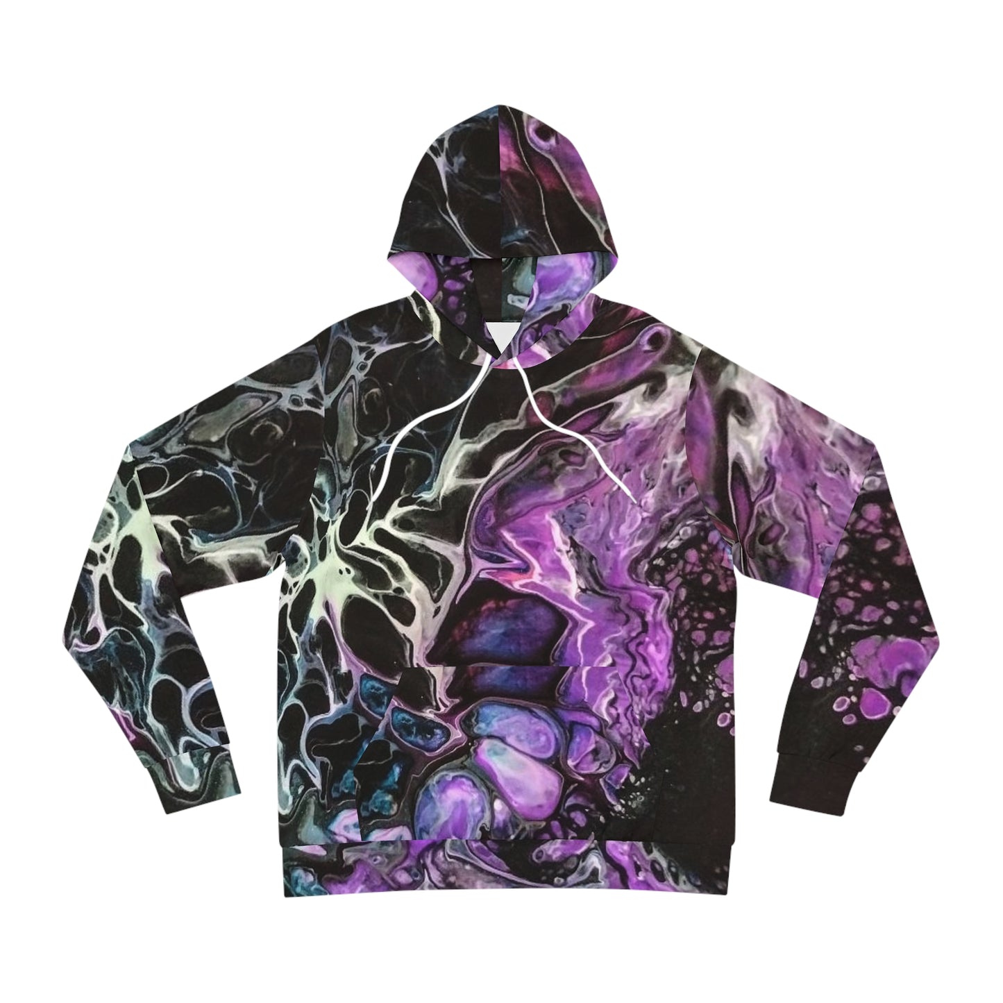 Fluid Art Abstract Sweatshirt with Hood - GFAM STORE