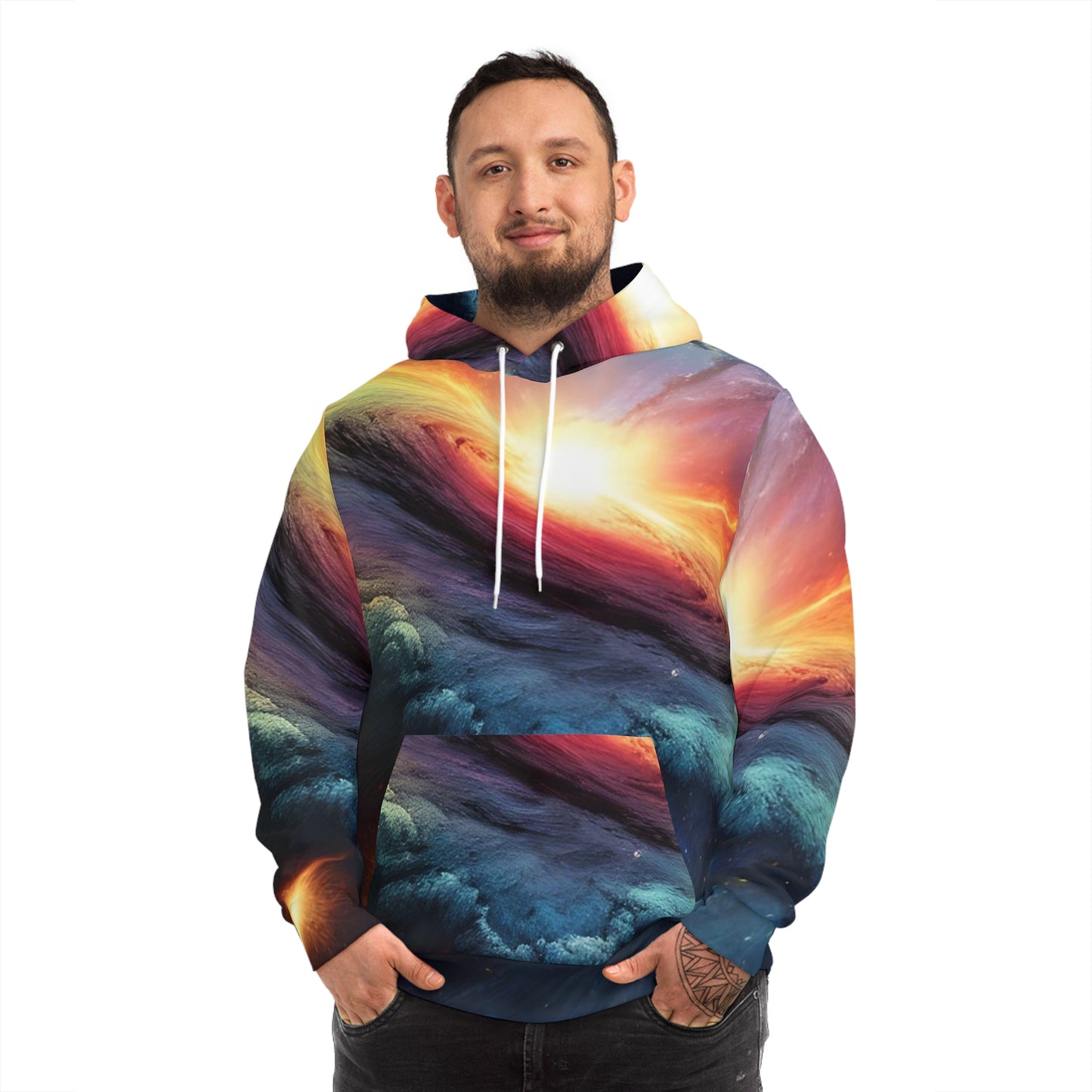 Cosmic Nebula Sweatshirt with Hood - GFAM STORE