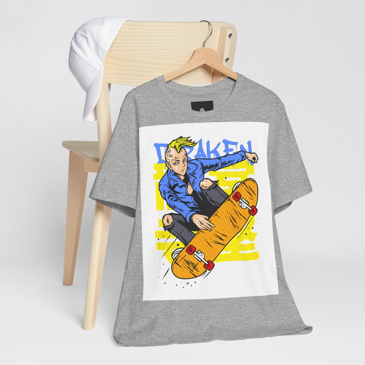 Draken Skateboard T-Shirt - GFAM STORE