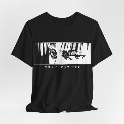 Attack on Titan T-Shirt: Levi Ackerman's Eyes - GFAM STORE