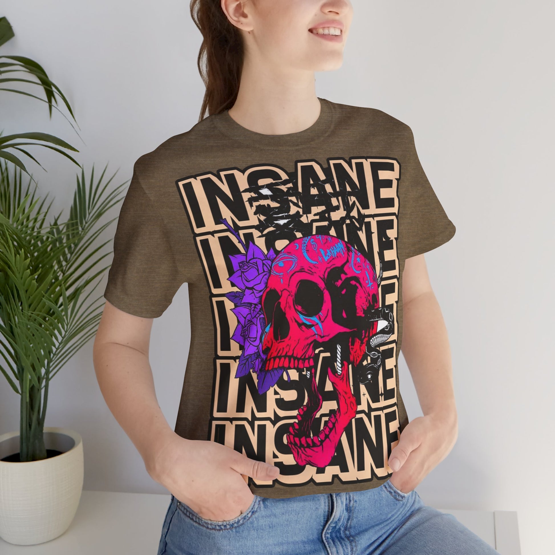 Insane Skull Graphic Tee - Unique Design - GFAM STORE