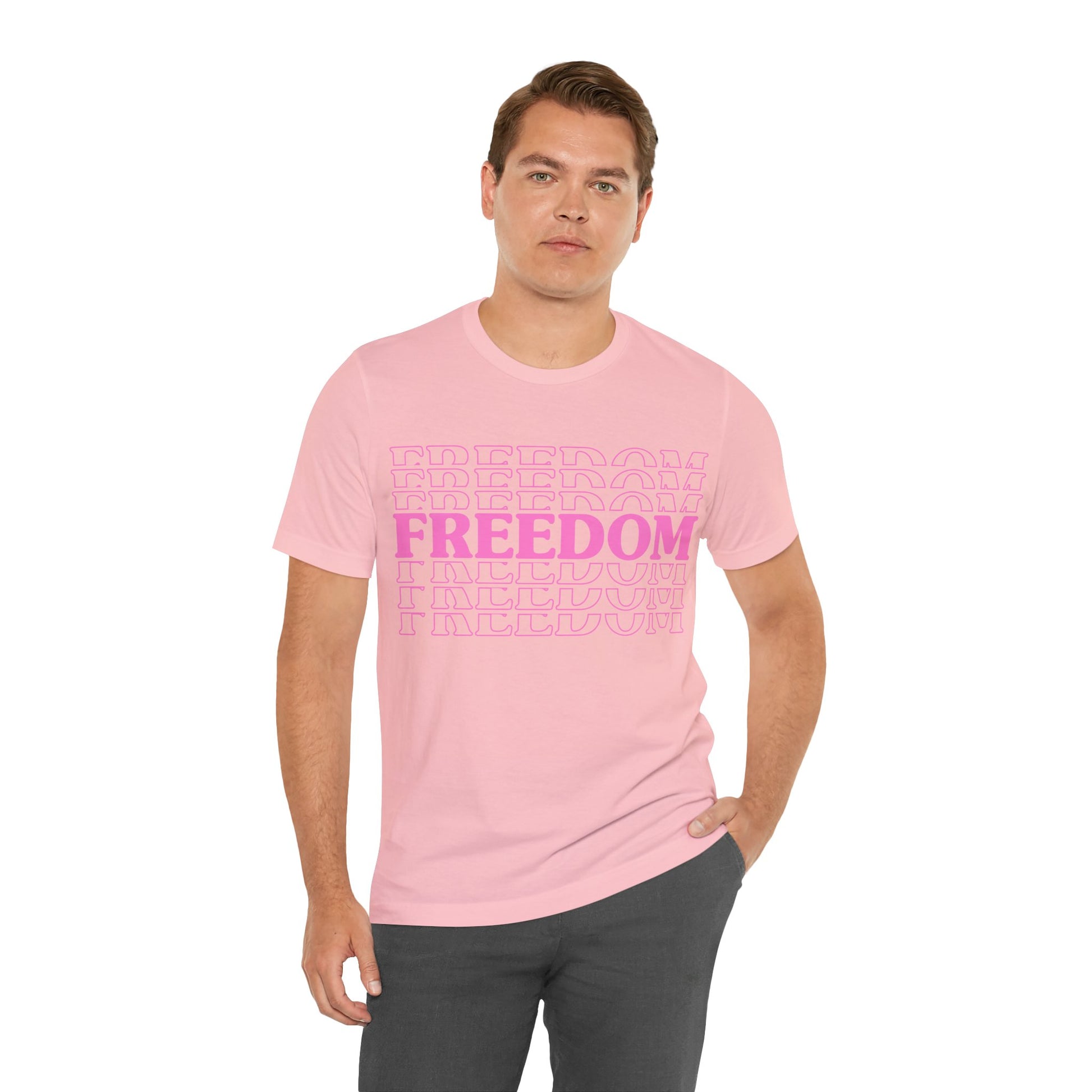 Freedom Stacked T-Shirt - GFAM STORE