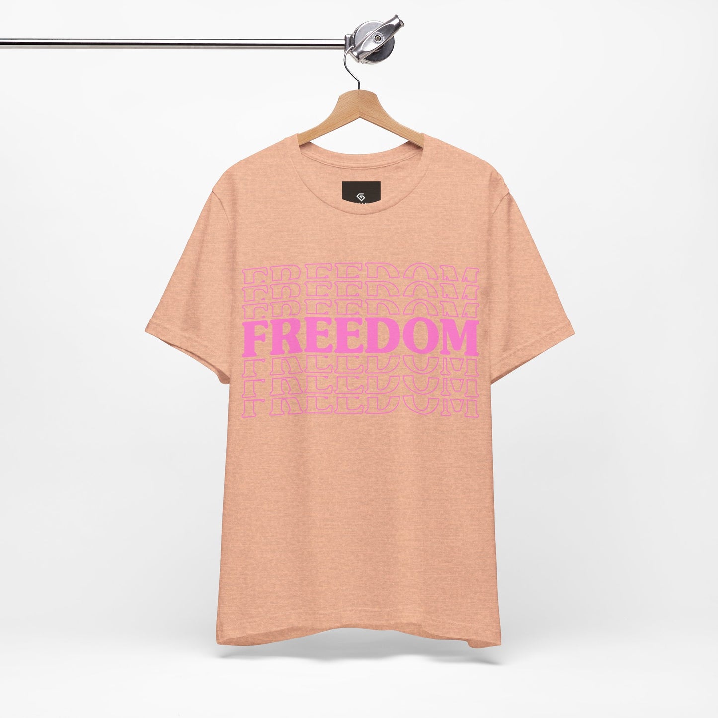 Freedom Stacked T-Shirt - GFAM STORE