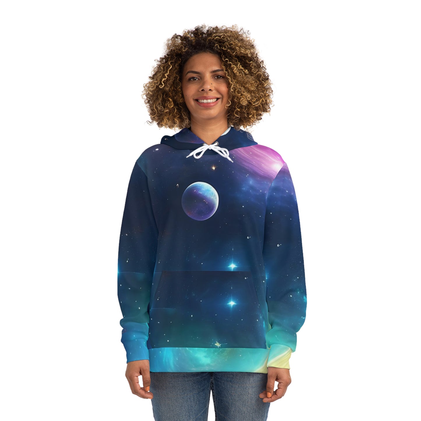 Starry Night  Dreamy Galaxy Sweatshirt with Hood - GFAM STORE