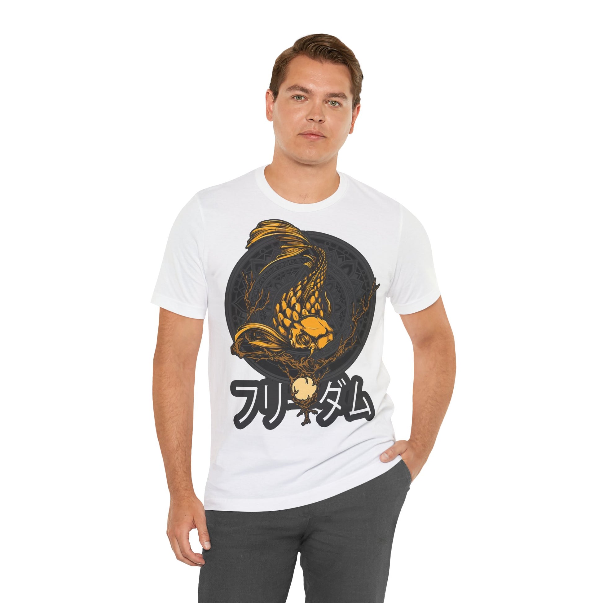 Artistic Koi T-Shirt - "Freedom" - GFAM STORE