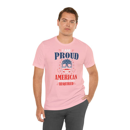 "Proudly American" T-Shirt - American Skull - GFAM STORE