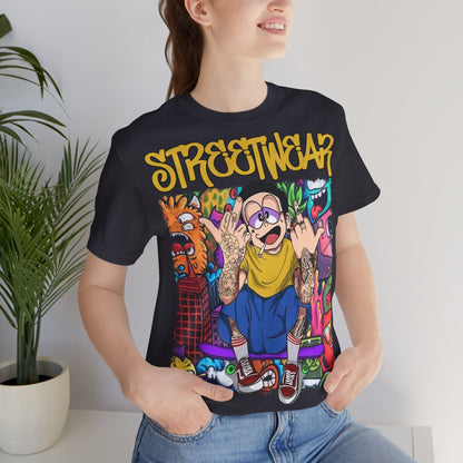 Streetwear T-Shirt - Cartoon Graphic - GFAM STORE