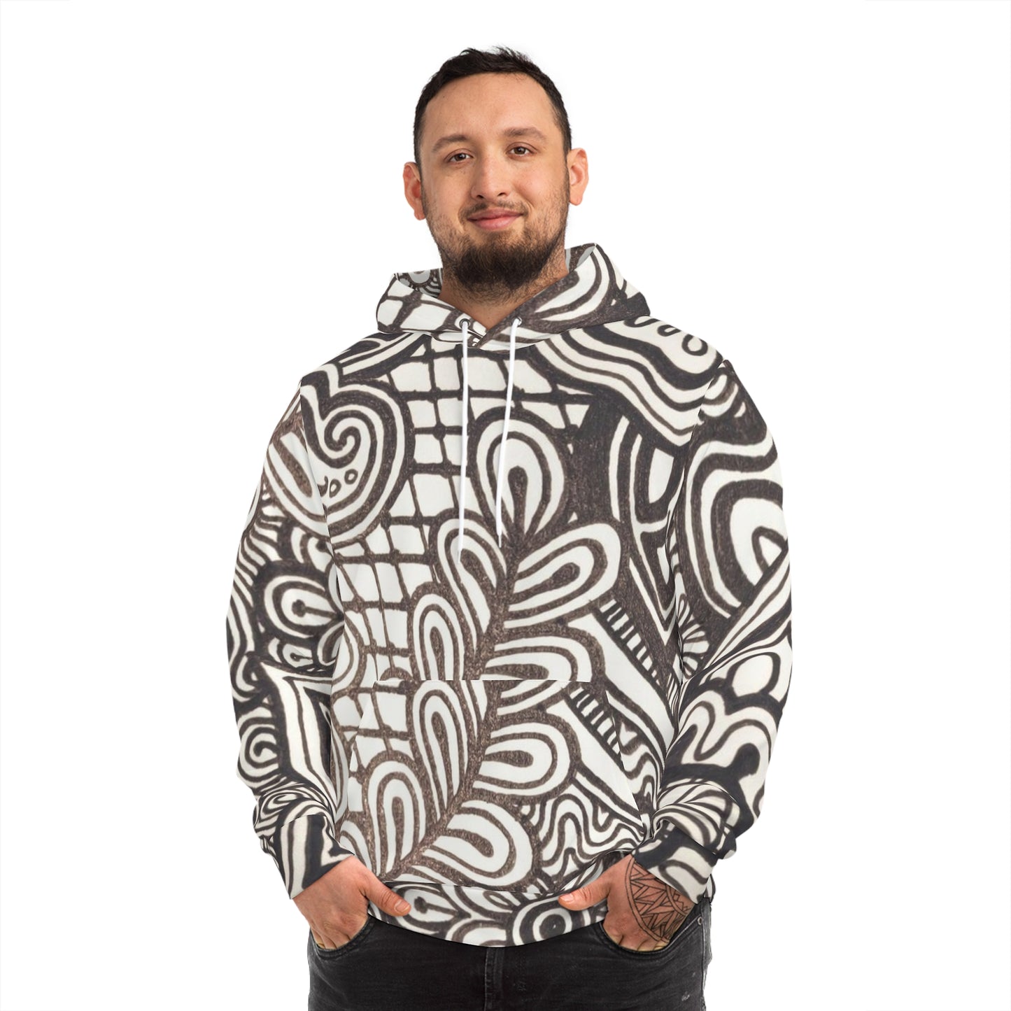 Fashion Ink Art Hooded sweatshirt - GFAM STORE