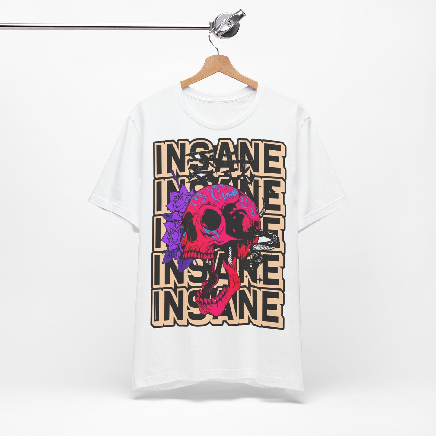 Insane Skull Graphic Tee - Unique Design - GFAM STORE