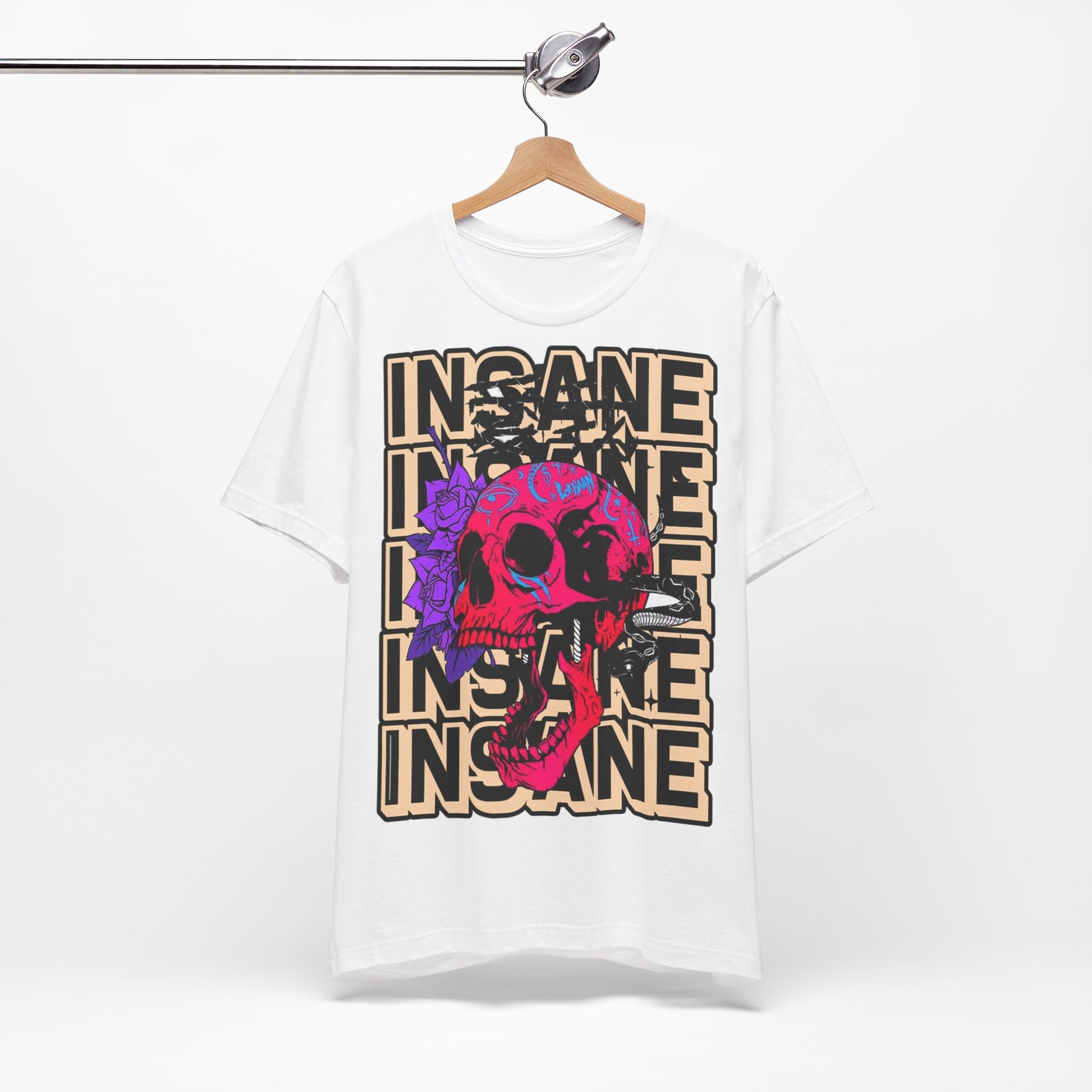 Insane Skull Graphic Tee - Unique Design - GFAM STORE