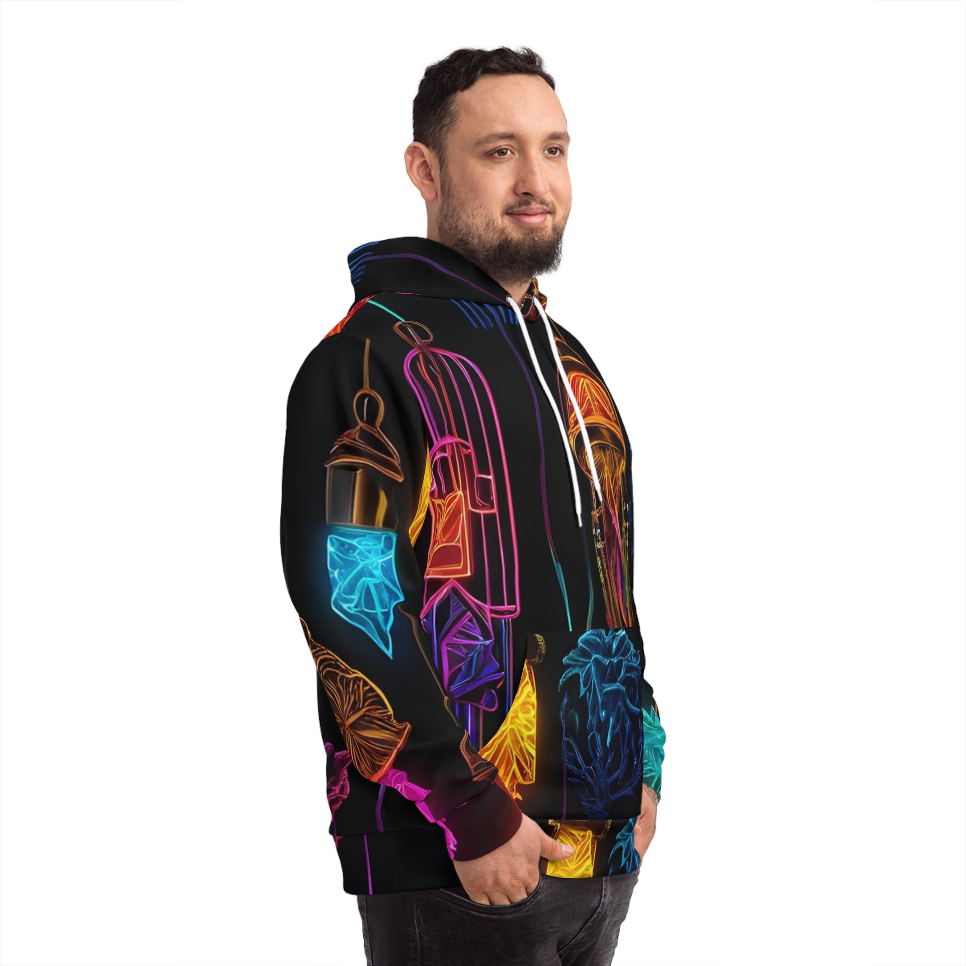 Ethereal Glow Sweatshirt with Hood - GFAM STORE