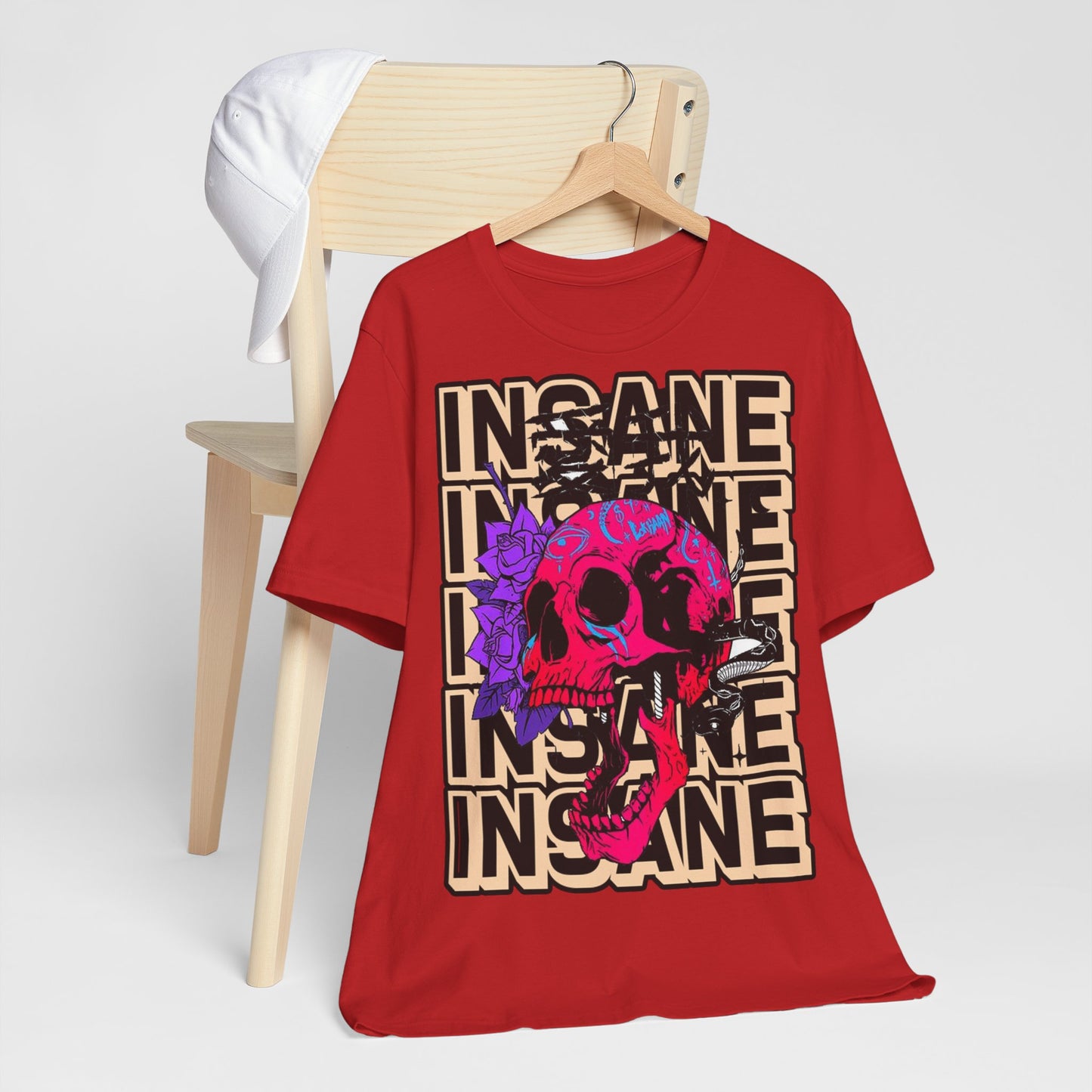 Insane Skull Graphic Tee - Unique Design - GFAM STORE