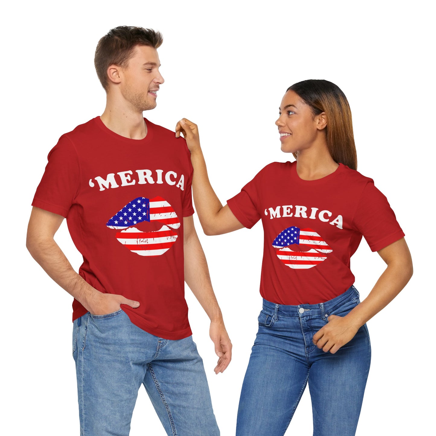 'Merica Tee - American Kiss - GFAM STORE