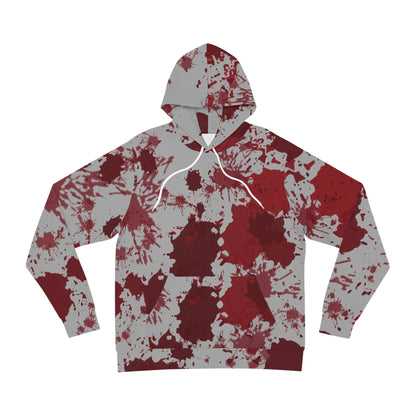 Crimson Chaos Blood Splatter Sweatshirt with Hood - GFAM STORE