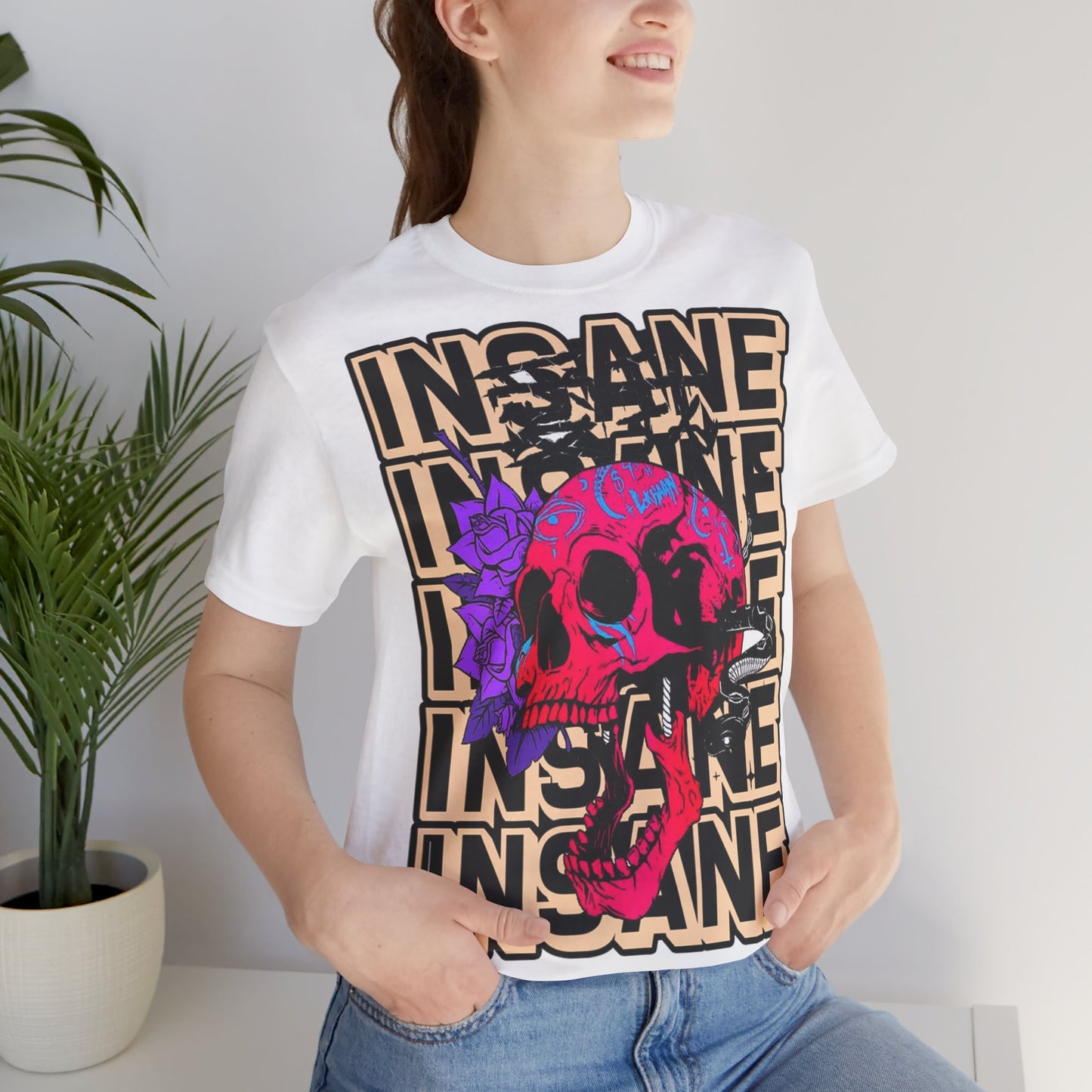 Insane Skull Graphic Tee - Unique Design - GFAM STORE