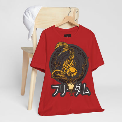 Artistic Koi T-Shirt - "Freedom" - GFAM STORE