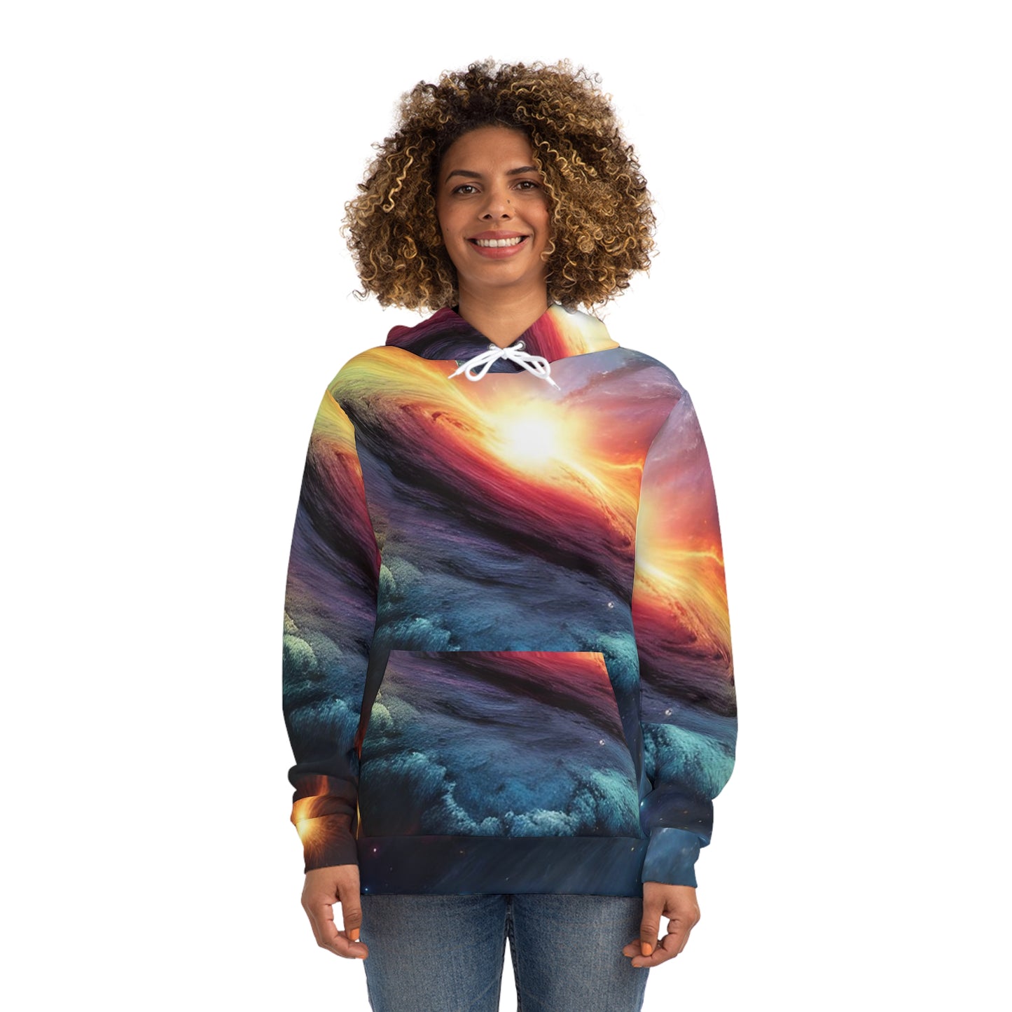 Cosmic Nebula Sweatshirt with Hood - GFAM STORE