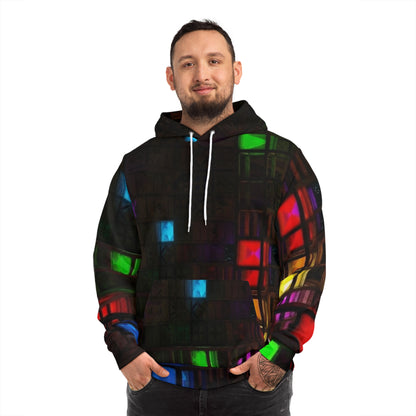 Glitch Cyberpunk Sweatshirt with Hood - GFAM STORE