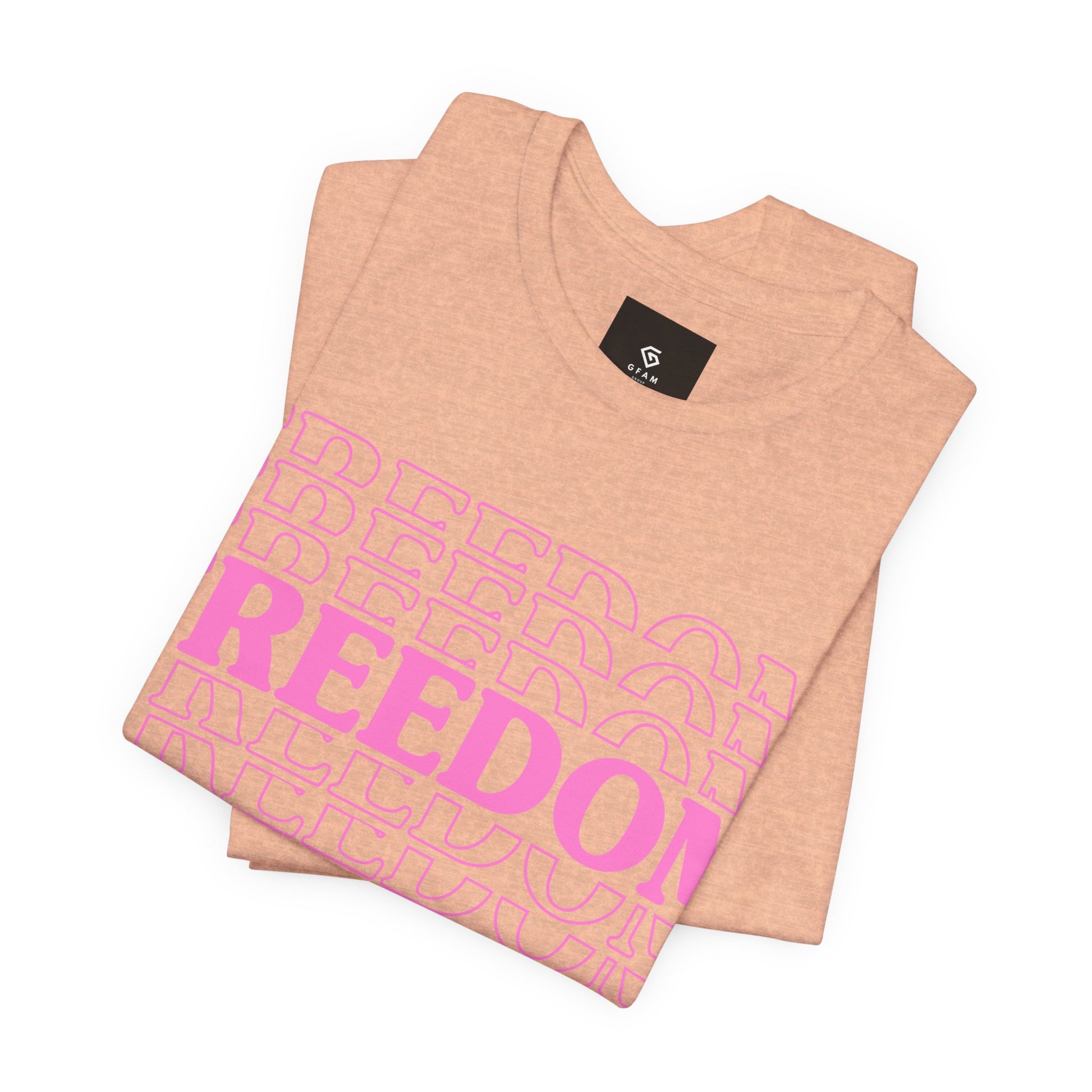 Freedom Stacked T-Shirt - GFAM STORE