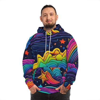 Galaxy Rainbow Sweatshirt with Hood - GFAM STORE