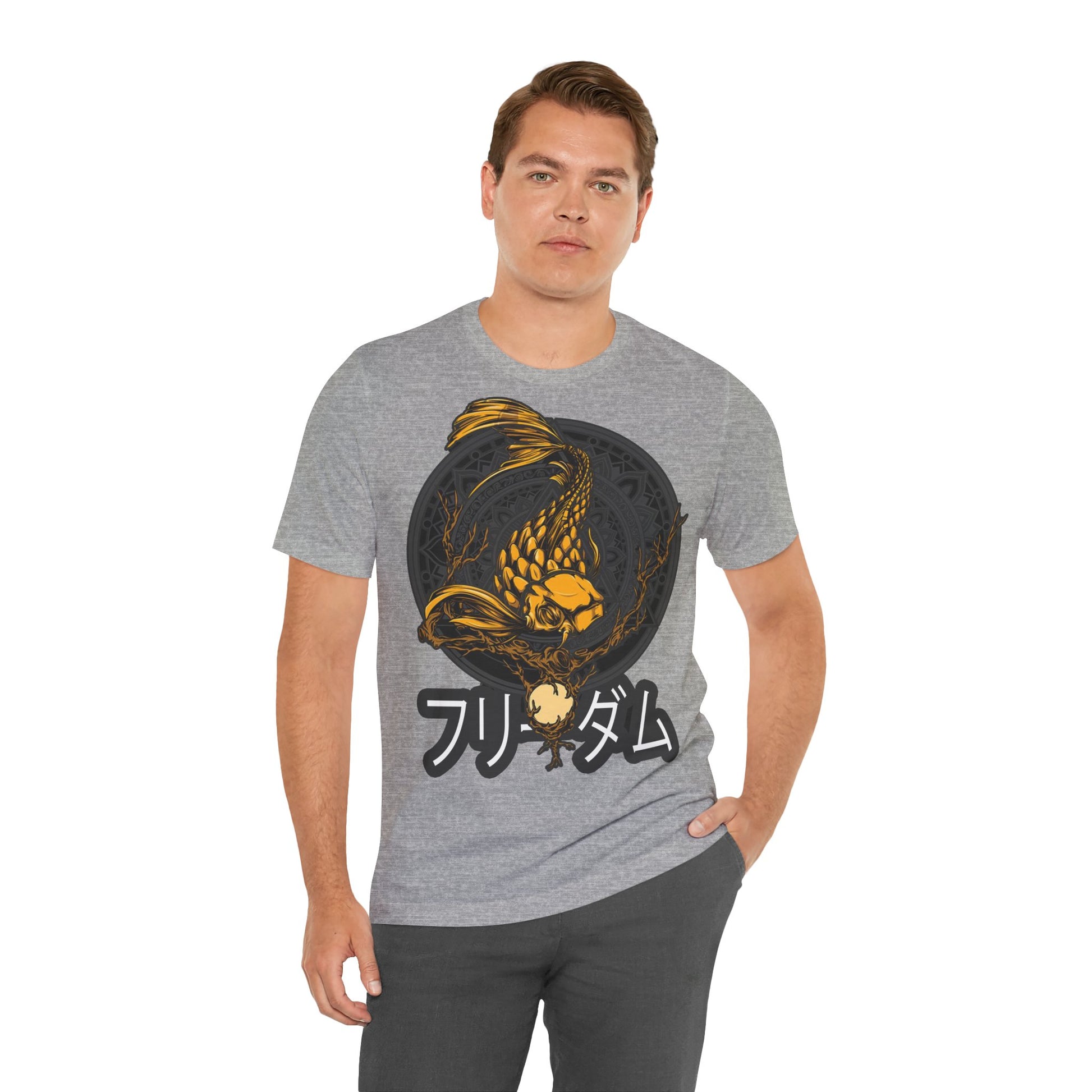 Artistic Koi T-Shirt - "Freedom" - GFAM STORE