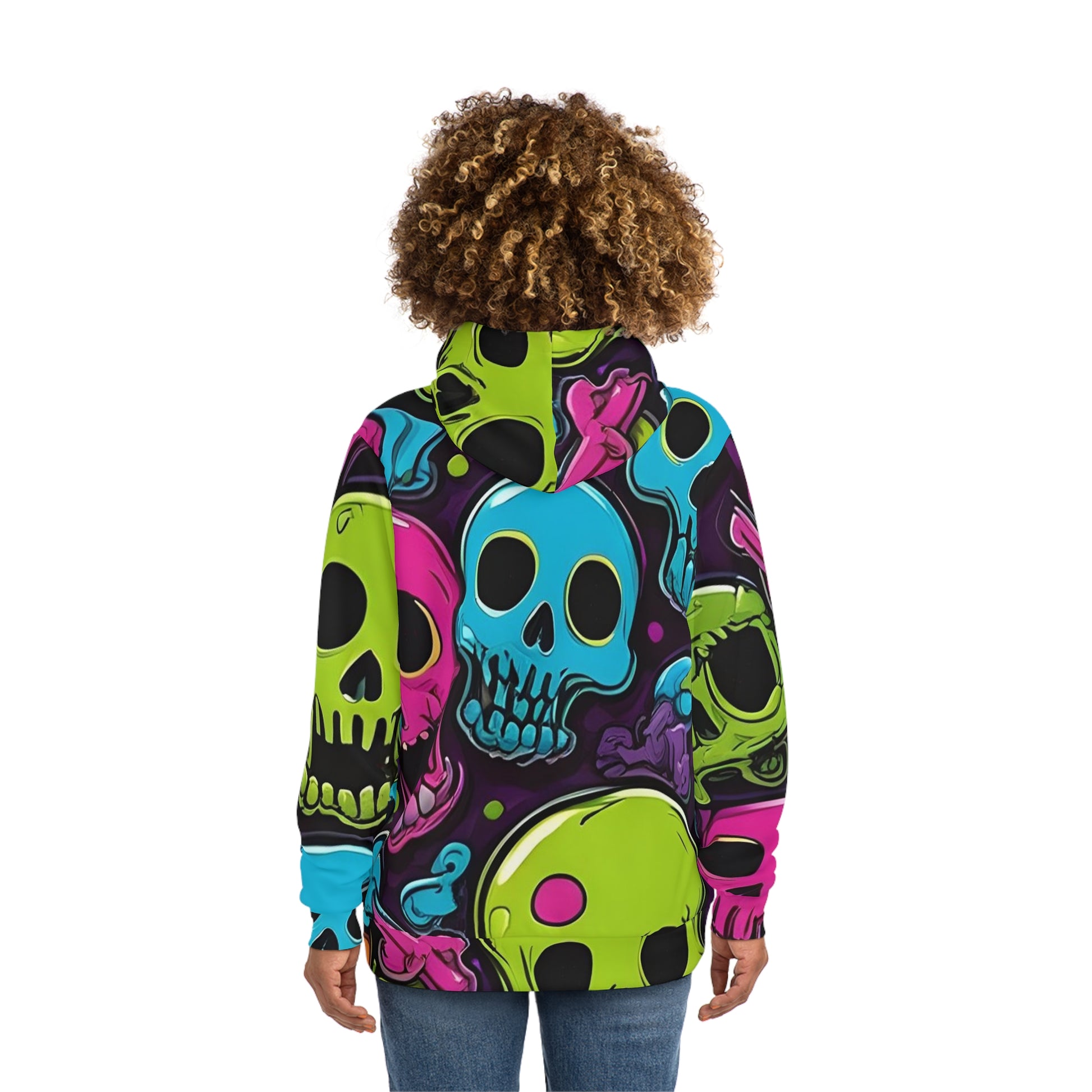 Colorful Skull Sweatshirt with Hood - GFAM STORE